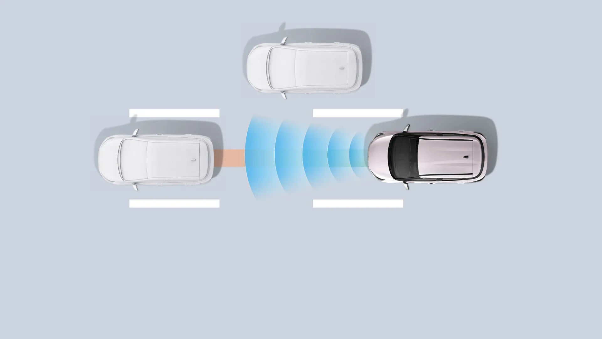 Top-down illustration of the JMEV EV3 wire-controlled braking system
